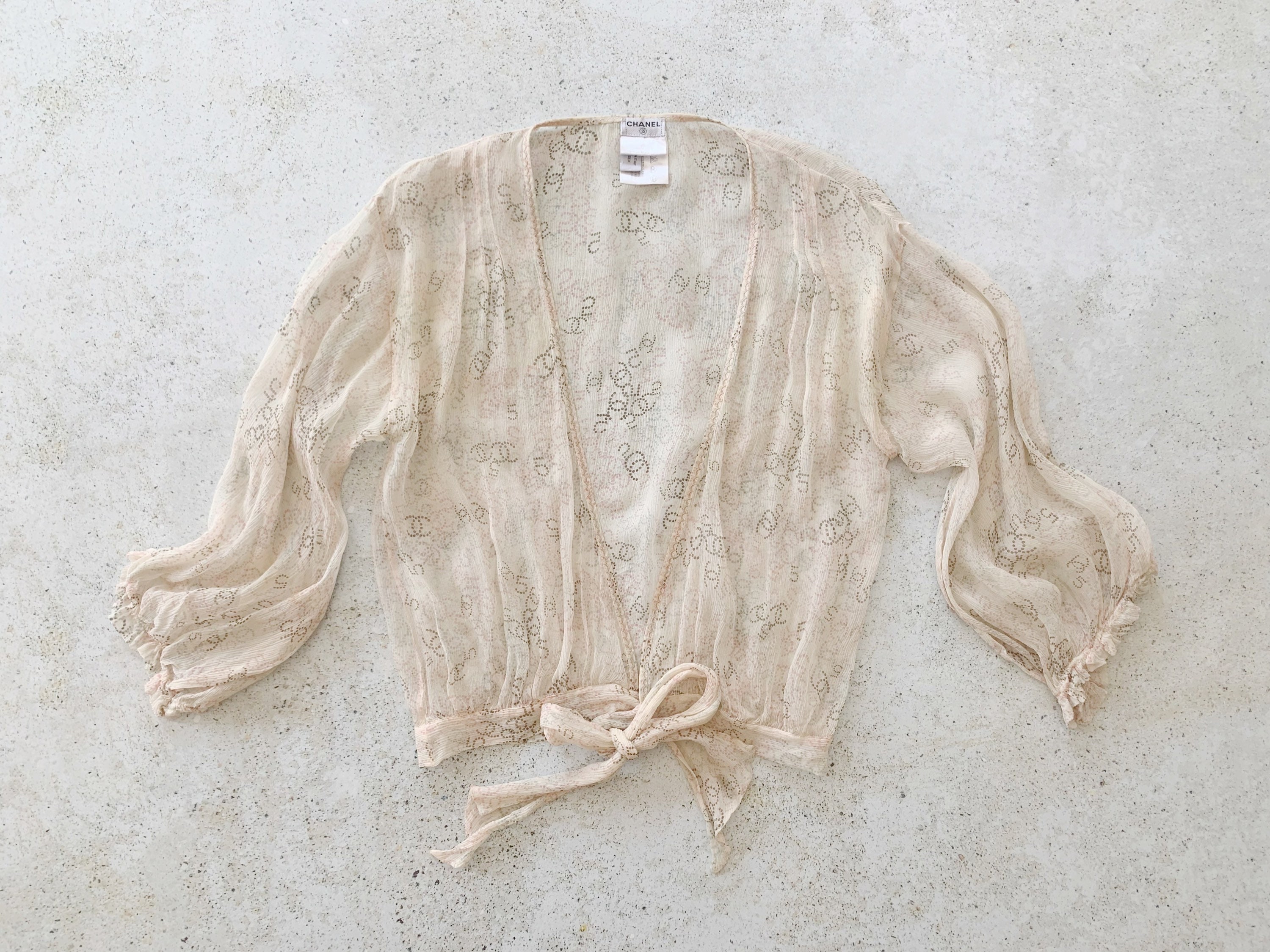 Vintage CHANEL Silk Blouse