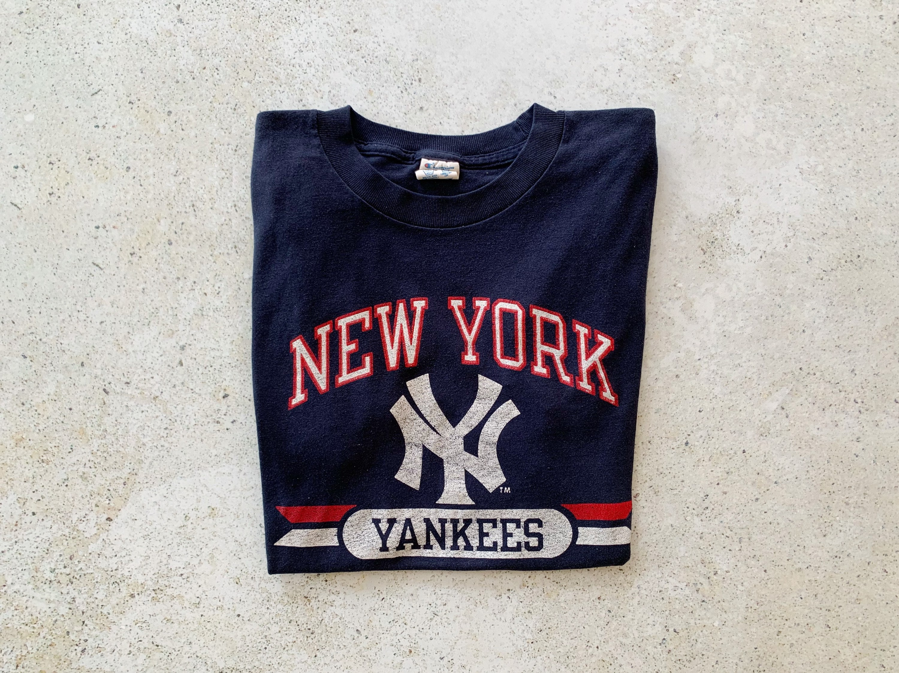 Vintage T-shirt NY YANKEES Baseball Sports Raglan Pullover 