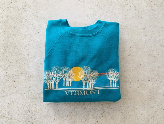 Vintage Sweatshirt | VERMONT 80’s Raglan Pullover