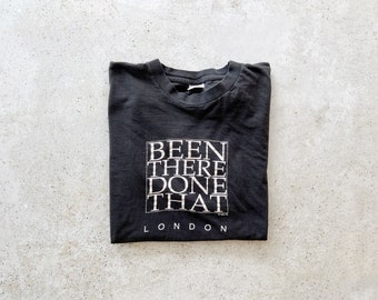 Vintage T-Shirt | LONDON Europe Tourist Graphic Tee Top Tee Pullover Black 90’s | Size M/L