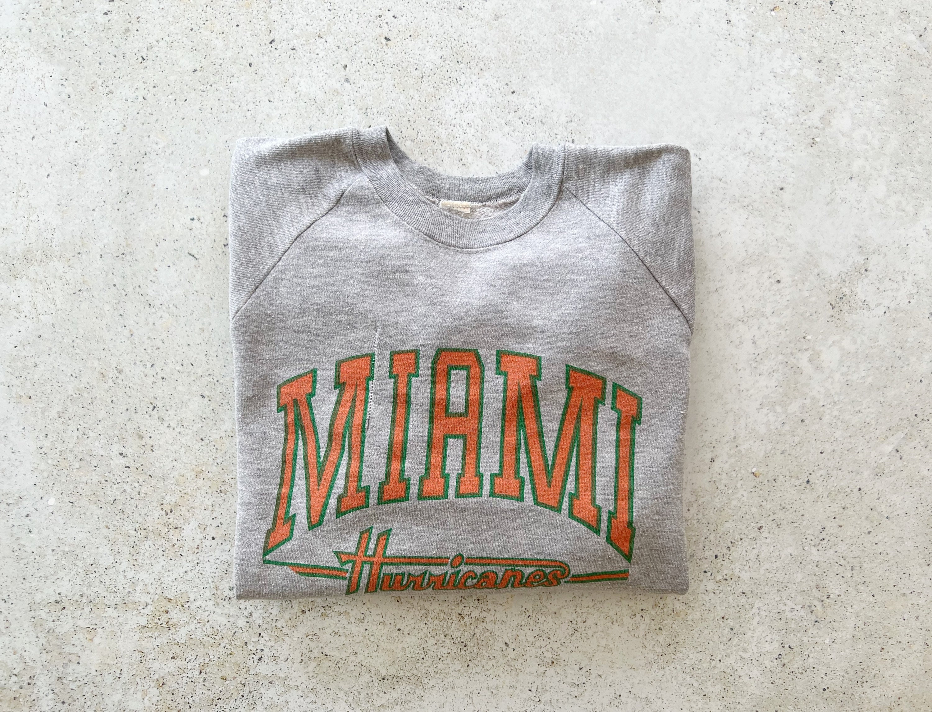Vintage Miami Hurricanes Apparel: Shirts and Sweatshirts