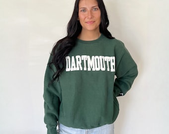 Vintage Sweatshirt | DARTMOUTH University College Pullover Top Shirt Sweater College University Green | Size M