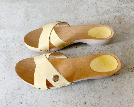 Vintage Shoes | GUCCI Clogs Mules Slides Sandals … - image 6