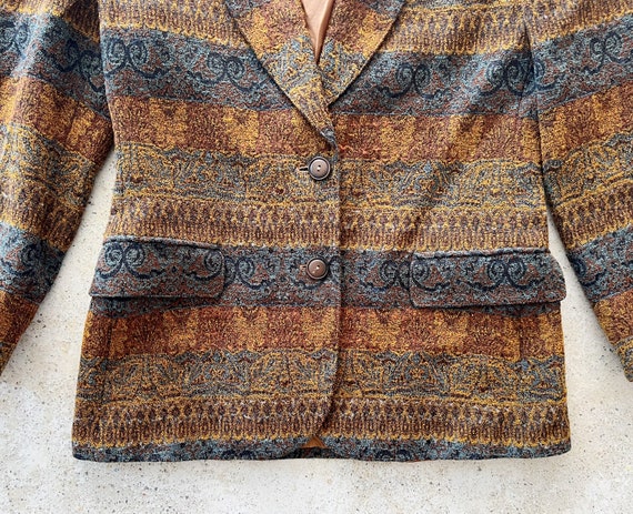 Vintage Jacket | MISSONI Donna Blazer Coat Jacket… - image 6