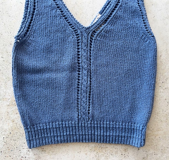 Vintage Sweater | DIOR Women’s Knit Woven Top Pul… - image 5