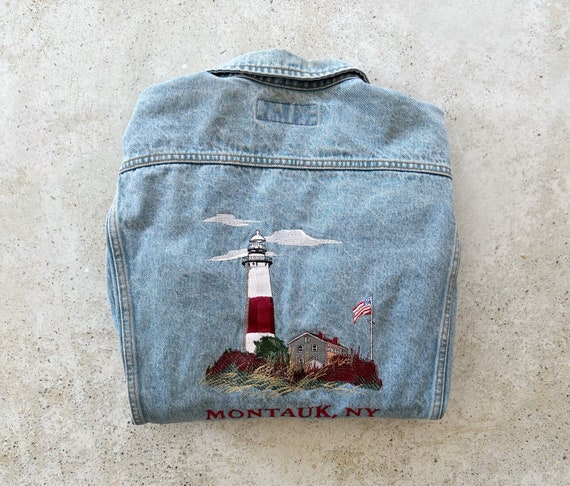 Vintage Jacket | MONTAUK NY Beach Coastal Nautica… - image 5