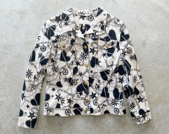 Vintage Jacket | ESCADA Cotton Jean Jacket Coat S… - image 3
