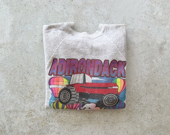 Vintage Sweatshirt | ADIRONDACK 1993 Balloon Festival New York Upstate Pullover Top Shirt Graphic Raglan Sweatshirt 90’s | Size M