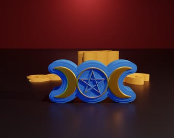 Dreifache Göttin Badebombenform