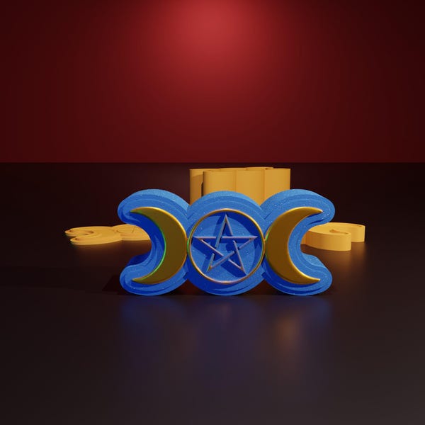 Triple Goddess bath bomb mold