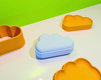 Cloud Flat Bath Bomb Mold