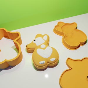 Corgi bath bomb mold