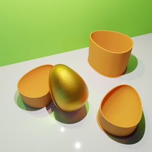 Egg bath bomb mold