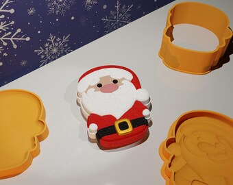 Weihnachtsmann 3 Badebombenform