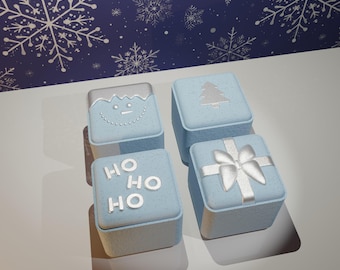 Weihnachtswürfel Badebombenform
