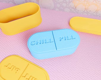 Chill pill bath bomb mold