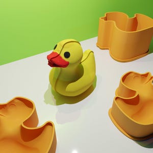 Duck bath bomb mold
