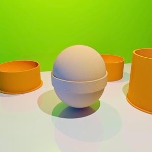 Sphere bath bomb mold