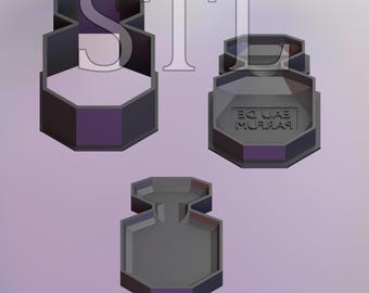 Digital STL File Lips Bath Bomb Mold FDM Printers