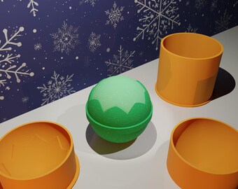Christmas Sphere Bath Bomb Mold