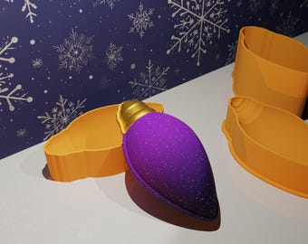 Weihnachtsanhänger 2 Badebombenform