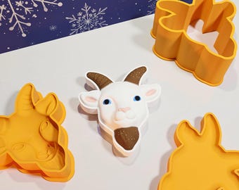 Goat Head Bath Bomb Mold