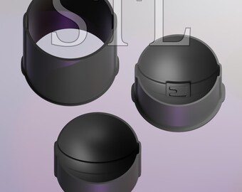 Digitale STL-bestand Sphere belt bath bomb mold FDM-printers