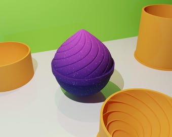 Sphere cupcake bath bomb mold