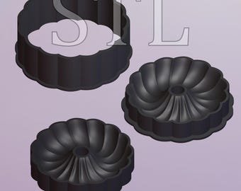 Archivo STL digital Donut-marshmallow molde de bomba de baño Impresoras FDM