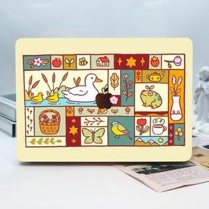 Cute Cartoon Pattern Macbook Case, Laptop Case For Any Mac, Laptop Cover For Mac Pro 14 15 16, Laptop Cover For Mac Air2020, Valentines Gift