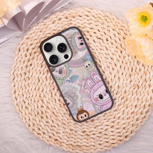 Fantasy Cartoon Creatures iPhone Case for iPhone 14 15 16,Pro 11 12,iPhone SE X XS XR,Max 7 8 Plus,Mini 13,Personalised Name Gift,Shockproof