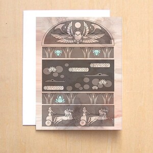 Frog Stela - Egyptian style Frogger inspired Illustration