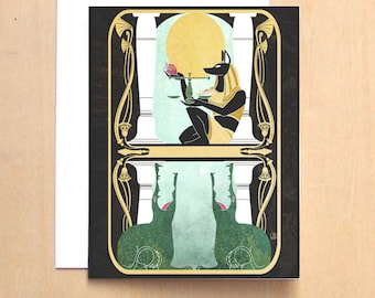 Trial of the Heart - Egyptian Mythology inspired illustration