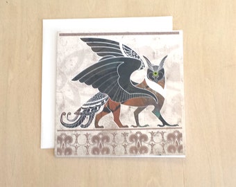 Infinite Gaze - Fantasy griffin illustration