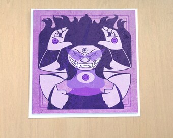 Twilight Juggernaut - 5x5 inch blank card
