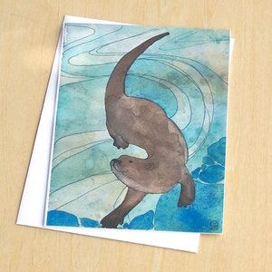 River Otter -  Otter Illustration