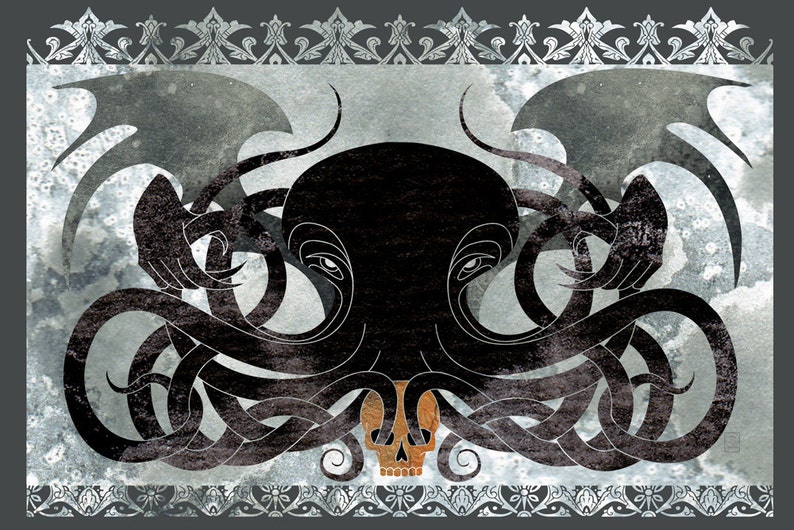 Dark Matter Cthulhu fantasy illustration image 2