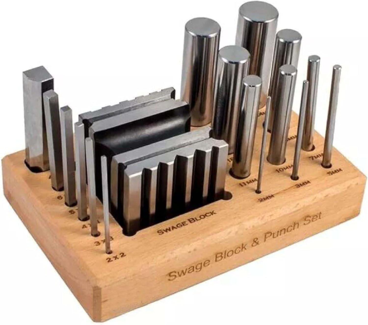 Swage Block Set for Jewelry Making – Round & Square Forming and Shaping ...