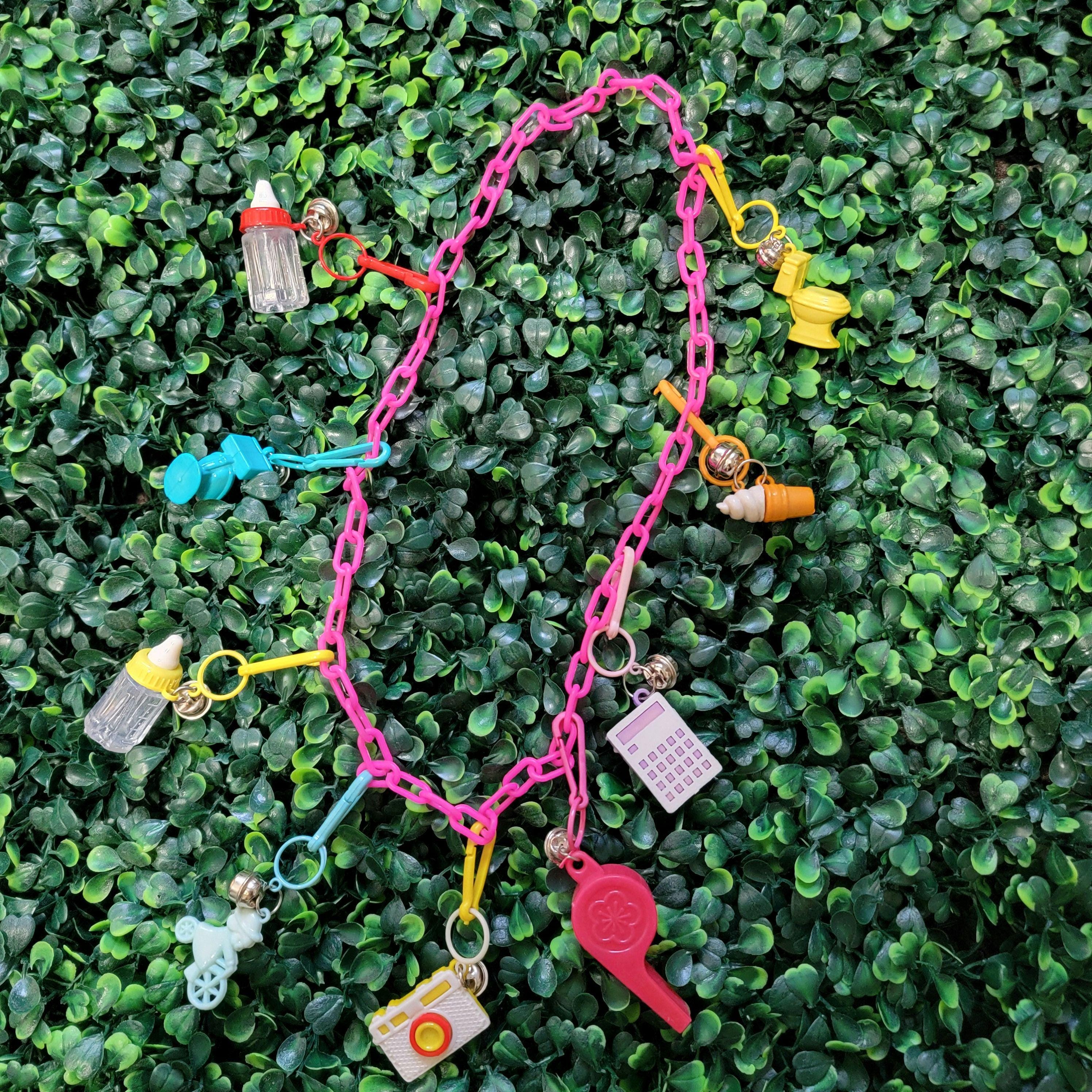 80s Plastic Charm Bracelet