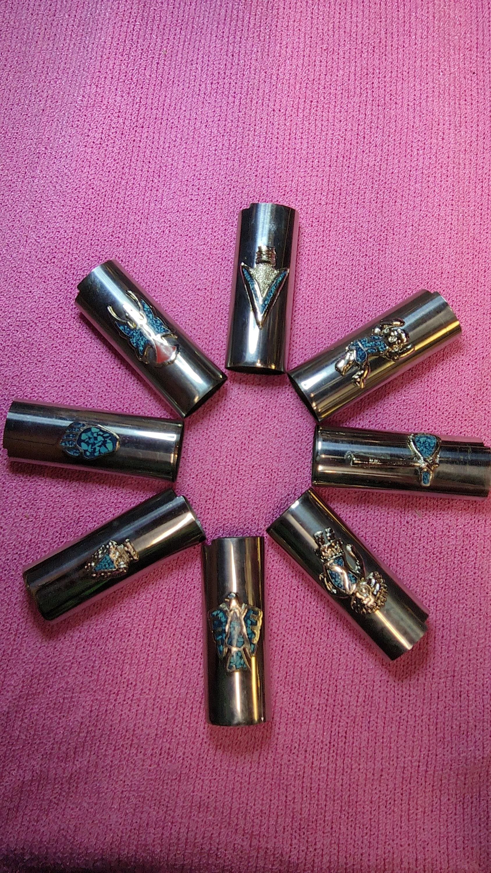 Indigenous Native America Vintage Bic Lighter Covers, Dancers