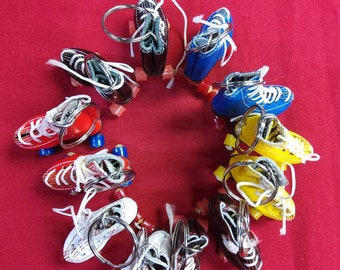 1980s Roller Skates, vintage, deadstock,  Keychain  or charm sold by the dozen  They are true vintage,  new with out tags