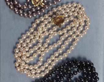 Vintage Pearl Necklace - Etsy