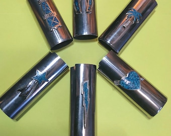 Vintage BIC lighter covers