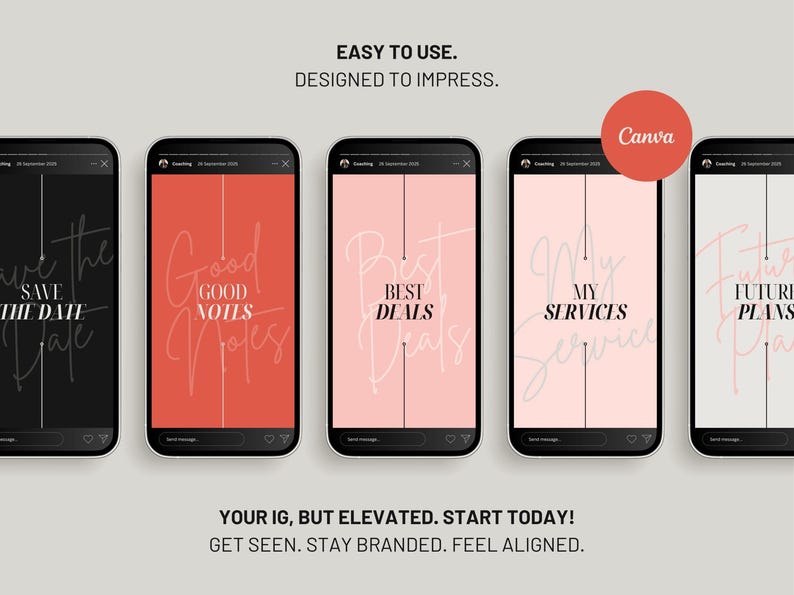 Professional Instagram Story Template Bundle Social Media Branding Kit Digital Marketing Collection Business Profile Design Package Premium Visual Elements Modern Style Templates Commercial License Included Complete Brand Identity Set