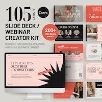 Navy Blue Canva Presentation Template: Modern Business Slides - Etsy