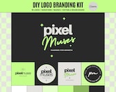 DIY Logo Template Canva Kit: Editable Small Business Branding (Digital Download D3 Collection)