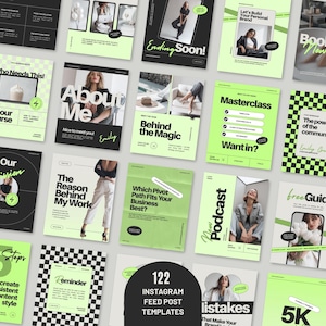 Digital Content Creator Bundle Instagram Template Collection Social Media Kit Professional Brand Resource Pack Story Post Template Set Business Marketing Collection Complete Profile Enhancement Commercial License Digital Download Package