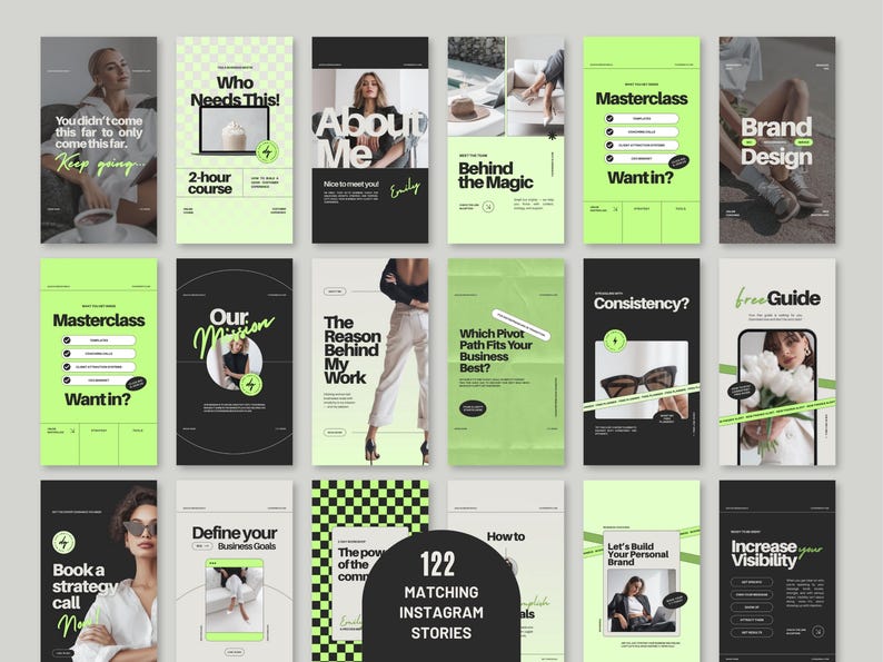 Instagram Story Collection Modern Social Media Templates Canva Template Bundle Instagram Marketing Bundle Professional Template Collection Social Media Content Creator Pack Digital Brand Resource Kit Story Post Template Set Business Profile Enhancement Complete Marketing Collection Commercial License Package