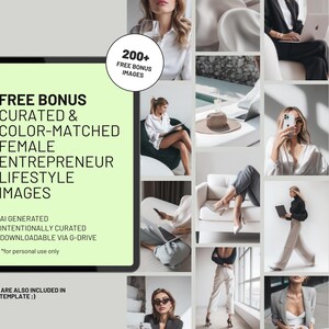 BONUS FREE Feminine Business Lifestyle Images included. DIY Canva website template perfect for service providers and digital entrepreneurs who want a cohesive, branded online presence without hiring a designer.