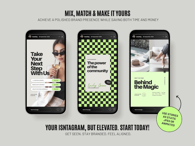 mix & match social media templates for your small business easy to use free canva template Complete Social Media Template Pack for Professional Content Creators